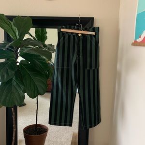 Big Bud Press Forest Green Stripe Work Pant